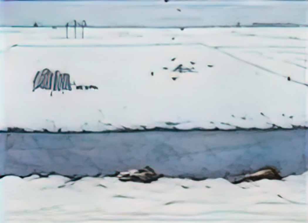 Jan Mankes jan mankes sneeuwlandschap met sloot private collection mu Art A4 Photo Print