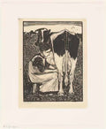 Jan Mankes koemelkster rp p 1921 1928 Art A4 Photo Print UK