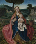 Jan Provoost The Virgin and Child in a Landscape A4 Photo Print