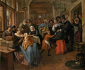 Jan Dirksz Both feast and merrymaking near the spanish embassy in rom Art A4 Photo Print