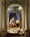 Jan Steen woman at her toilet 1663 Art A4 Photo Print
