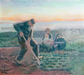 Jan Toorop digging farmer by jan toorop Art A4 Photo Print UK
