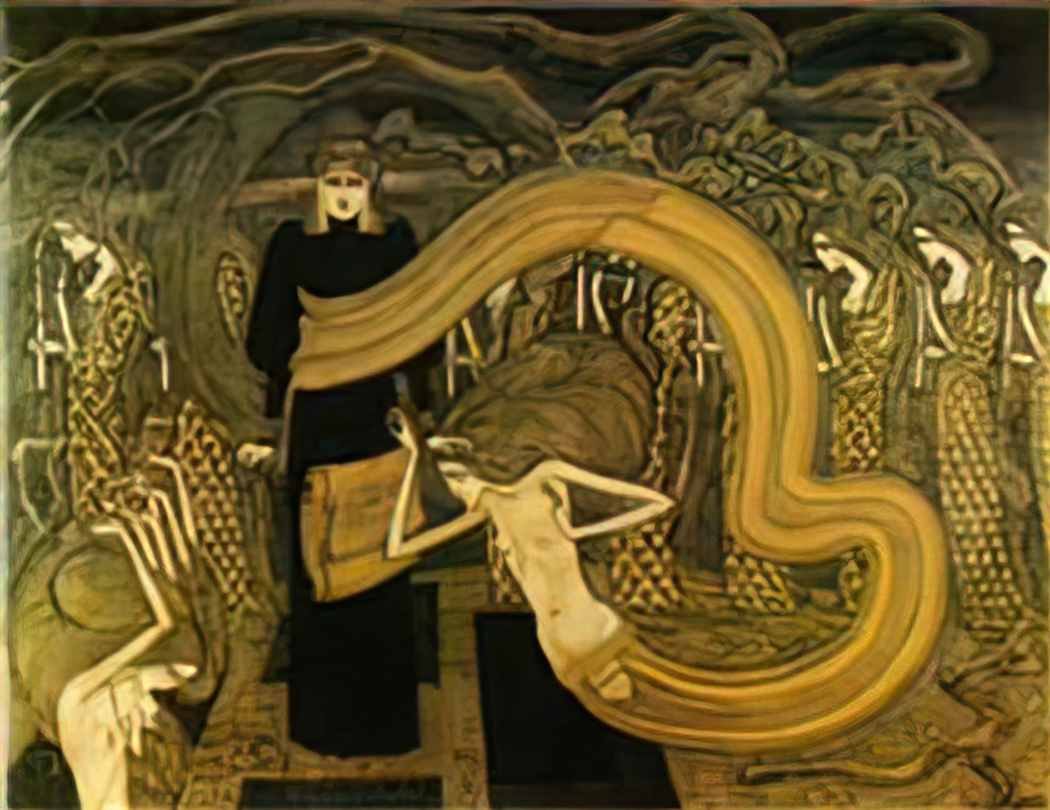Jan Toorop fatality 1893 Art A4 Photo Print UK