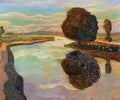 Jan Toorop landscape with canal Art A4 Photo Print UK