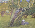 Jan Toorop old oaks in surrey by jan toorop Art A4 Photo Print UK