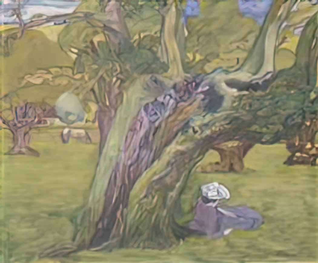 Jan Toorop old oaks in surrey by jan toorop Art A4 Photo Print UK