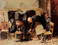Jan Steen a village wedding feast with revellers and a dancing party Art A4 Photo Print