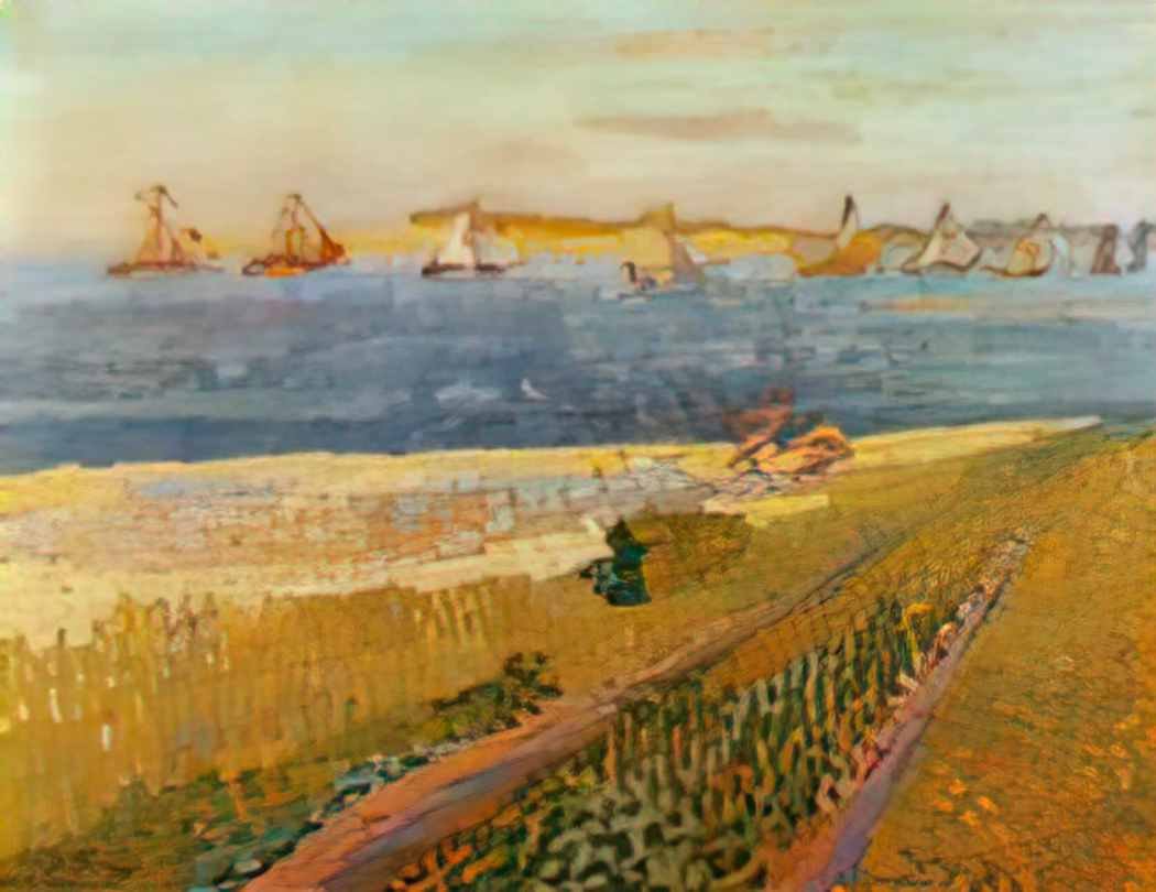 Jan Toorop the schelde at veere Art A4 Photo Print UK