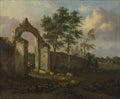Jan Wijnants A Landscape with a Ruined Archway A4 Photo Print