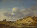Jan Wijnants Peasants driving Cattle and Sheep A4 Photo Print