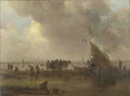 Jan van Goyen A Scene on the Ice A4 Photo Print