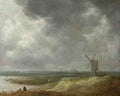 Jan van Goyen A Windmill by a River A4 Photo Print