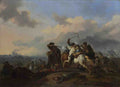 Jan van Huchtenburgh A Battle A4 Photo Print
