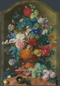 Jan van Huysum Flowers in a Terracotta Vase A4 Photo Print