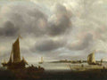 Jan van de Cappelle A Coast Scene A4 Photo Print