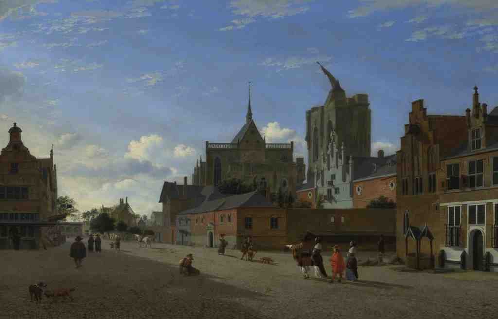 Jan van der Heyden A View in Cologne A4 Photo Print