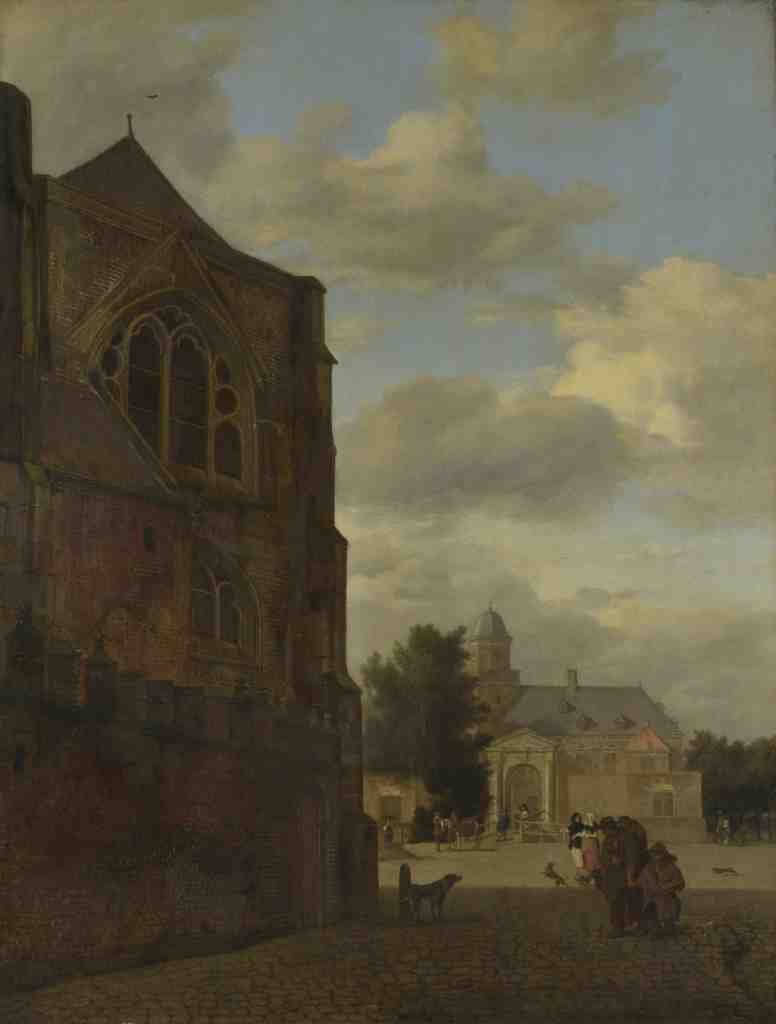 Jan van der Heyden An Imaginary View of Nijenrode Castle A4 Photo Print