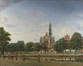 Jan van der Heyden View of the Westerkerk, Amsterdam A4 Photo Print