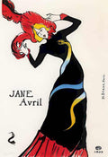 Jane Avril Dancer Vintage Retro Advert Ads A4 Photo Print
