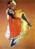 Jane Avril Dancing Toulouse Lautrec A4 Photo Print