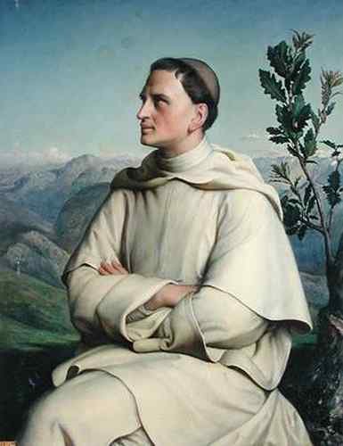 Janmot Louis Henri Lacordaire At Sorreze  A4 Photo Print