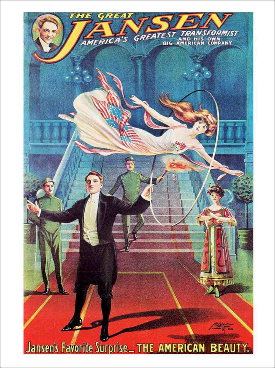 Jansen Magic Poster Vintage Retro Advert Poster A4 Photo Print