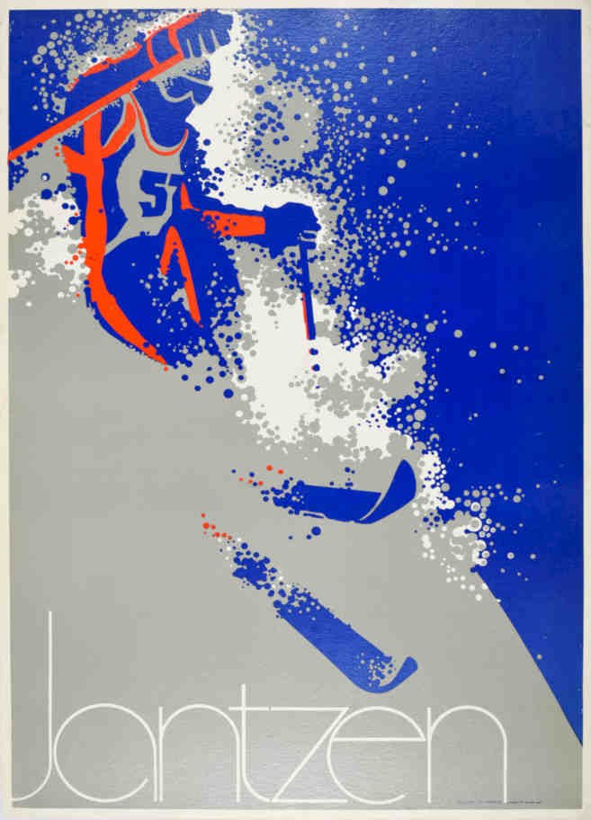 Jantzen Hockey Player Vintage Retro Advert Poster A4 Photo Print