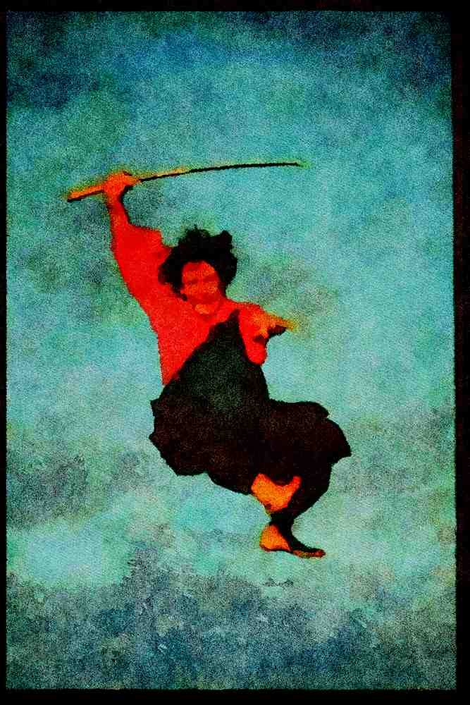 Japan 065023 Kendo Martial Art A4 Limited Edition Watercolour Print