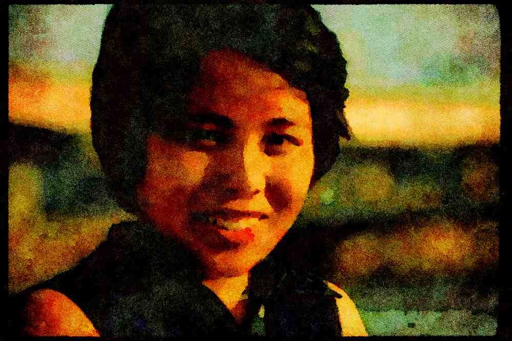 Japan 065030 Young Girl A4 Limited Edition Watercolour Print