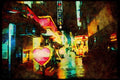 Japan 065042 Night Life Center, Ginza District A4 Limited Edition Watercolour Print