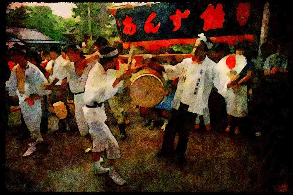 Japan 065045 Thanksgiving Celebration A4 Limited Edition Watercolour Print