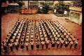 Japan 065063 Schoolboys Lining Up For Exercises A4 Limited Edition Watercolour Print