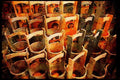 Japan 065082 Japanese Wooden Pails A4 Limited Edition Watercolour Print