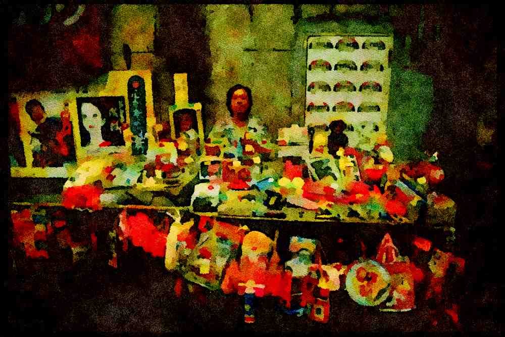 Japan 065091 Street Vendor A4 Limited Edition Watercolour Print