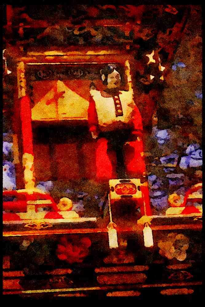 Japan 065115 Takayama Festival Float A4 Limited Edition Watercolour Print