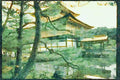 Japan 065145 Gold Pavilion Kyoto A4 Limited Edition Watercolour Print