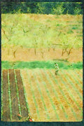 Japan 065150 Field And Farmer Tokyo A4 Limited Edition Watercolour Print