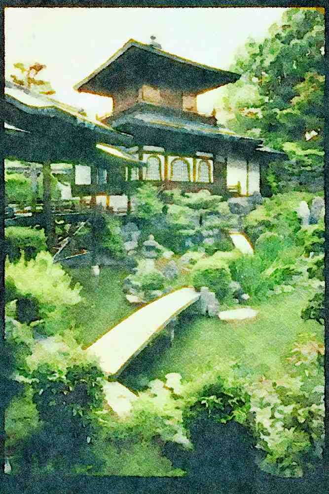 Japan 065153 Hoshun In Kyoto A4 Limited Edition Watercolour Print