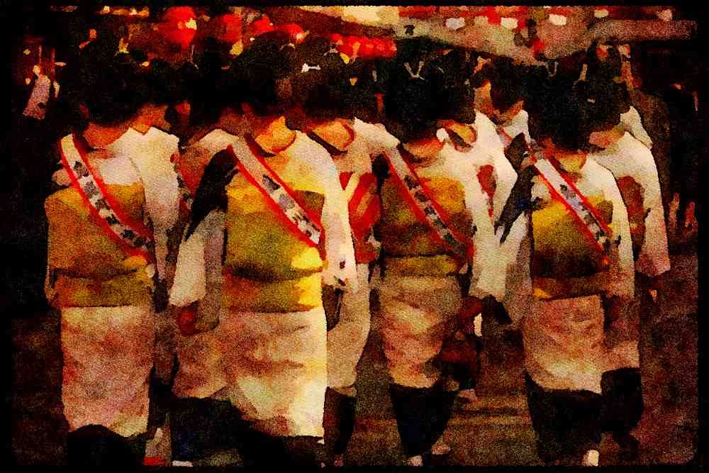 Japan 065182 Asakuksa, Geishas Tokyo, Japan A4 Limited Edition Watercolour Print