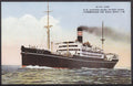 Japan Nyk Line Ss Hakone Maru Steamer At Sea Vintage A4 Photo Print