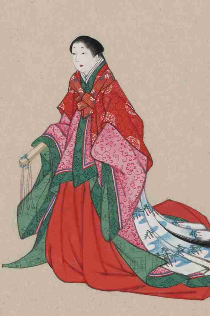 Japanese woman full length standing c1878 A4 Photo Print