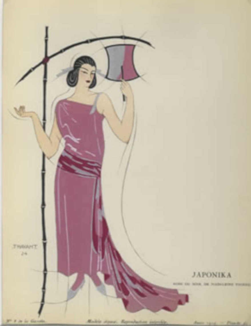 Japonika Evening Gown Vintage Retro Advert Poster A4 Photo Print