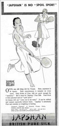 Japshan Tennis Silk Vintage Retro Advert Poster A4 Photo Print