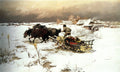 Jaroslav Vesin The Sledge Ride Art A4 Photo Print