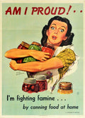 Jars Food War Vintage Retro Advert Poster A4 Photo Print
