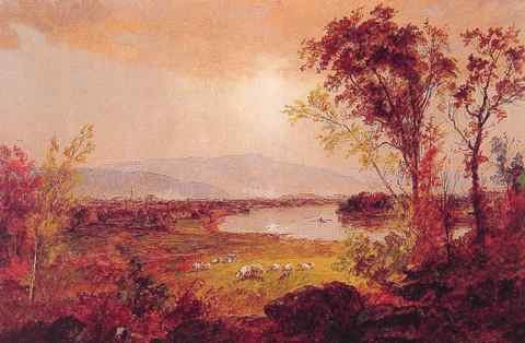 Jasper Francis Cropsey A Bend in the River A4 Photo Print