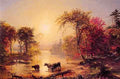 Jasper Francis Cropsey Autumn in America A4 Photo Print