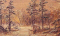 Jasper Francis Cropsey Winter Woodland A4 Photo Print