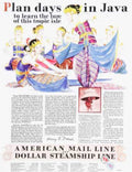 Java Travel Isle Vintage Retro Advert Ads A4 Photo Print