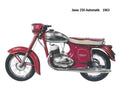 Jawa 250 Automatic 1963 motorbike A4 Photo Print